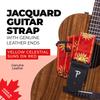 Jacquard Guitar Strap Perri's TWS-7010 SUNS-RED