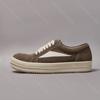 Brand Casual Women Shoe Low Top Men Sneaker Quality Brown Cow Suede Punk Designer Luxury Street Quality Platform Thick-sole Shoe