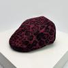 1 pezzo Y2K Moda Retrò Stampa Leopardata Cappelli Forward per Uomo e Donna Ombrellino da Sole da Esterno Nicchia Strada Ins Tendenza Cappello Piatto da Giornalaio