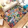 Kawaii Pokemon Pikachu Cartoon Living Room Non-Slip Area Rug Soft Carpet for Bedroom Kids Playroom Sofa,Home Decor Doormat Gift