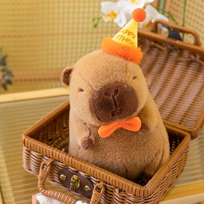 Nouvelle Version Chapeau Haut de Forme Kapibala Poupée Peluche Mignonne Capybara Catch Doll