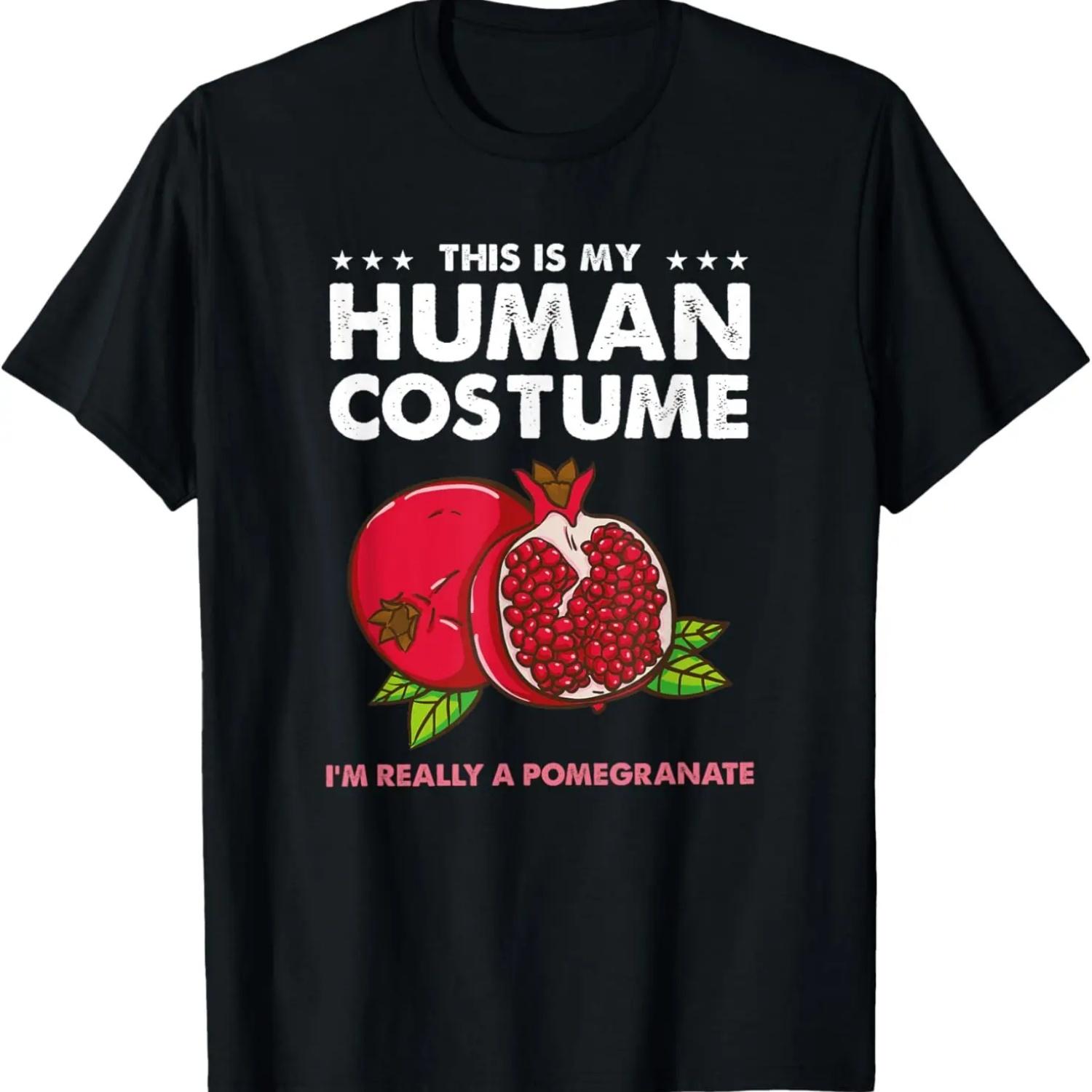 Powered By Pomegranates Healthy Fruit Cute Pomegranate T-Shirt S
