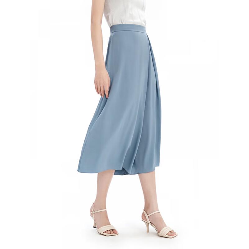 

ELLASSAY Женские укороченные брюки с высокой талией из шелка тутового дерева S