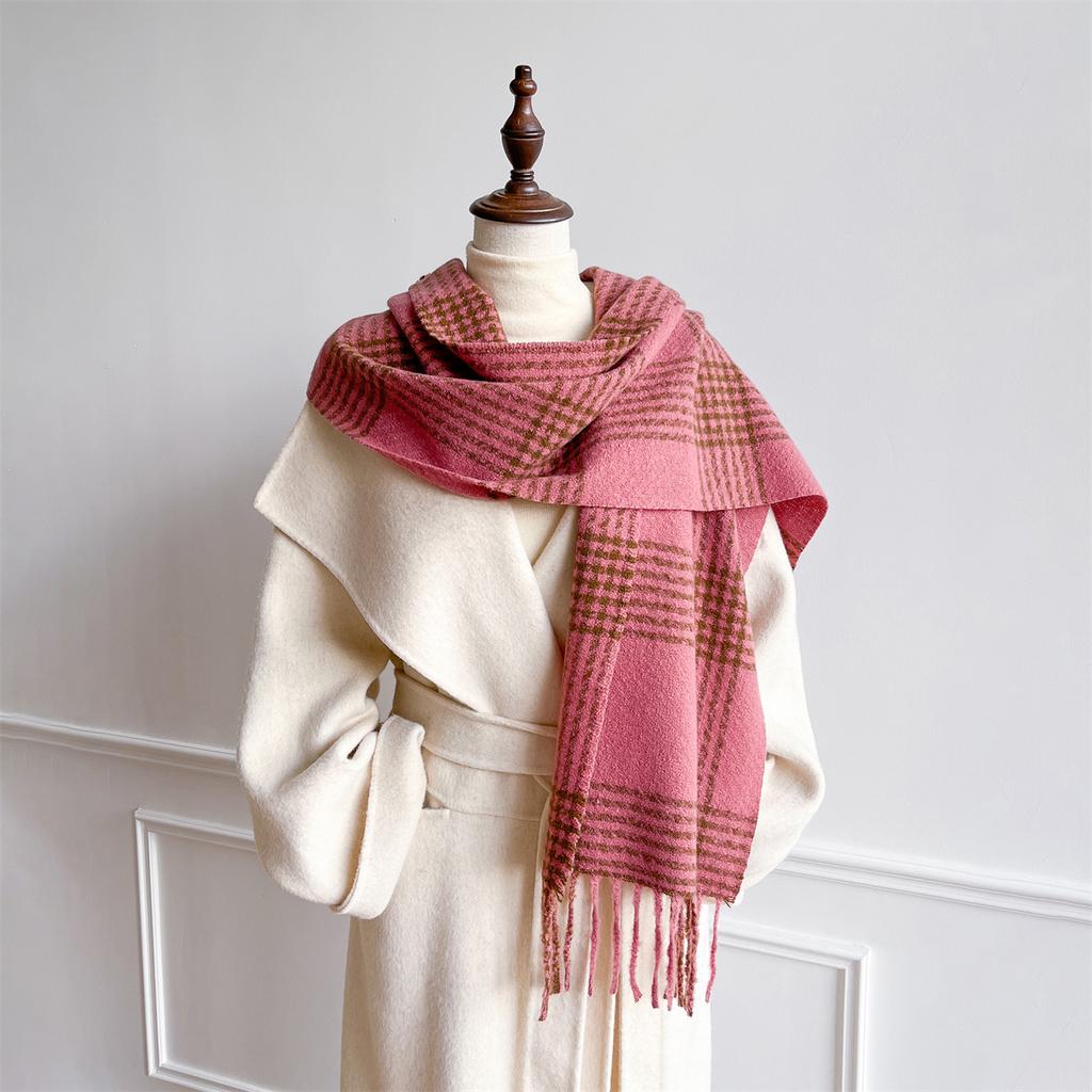 New Winter Shawl Scarves Wrap  Design Cashmere Scarf Women Warm Fashion Pashmina Femal Poncho Neckerchief Echarpe Bandana