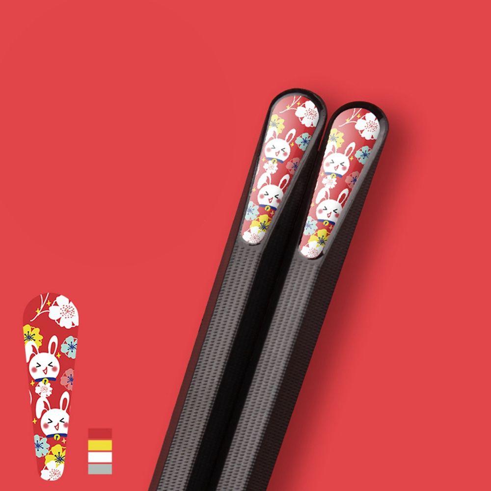 24cm Pointed Tip Non-slip Reusable Gifts Tableware Chopsticks Kitchen Supplies Dinnerware Set