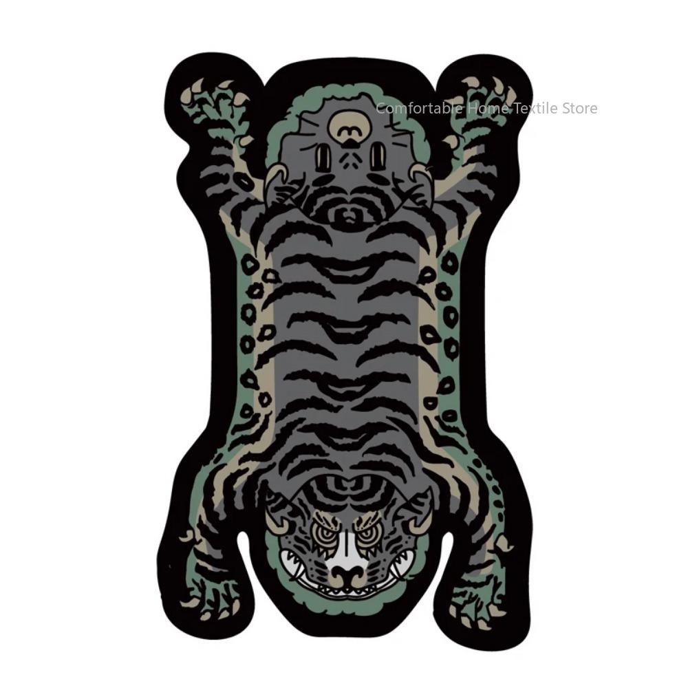 Carpet Living Room Cute Cartoon Tiger Decor Carpets Children Bedroom Bedside Large Area Rug Home Decoration Cloakroom Foot Mat