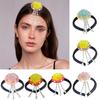 Fashionable Vibranting Korean Styles Shell Flower Hairband Portable Hair Decoration for Festivals and School Event