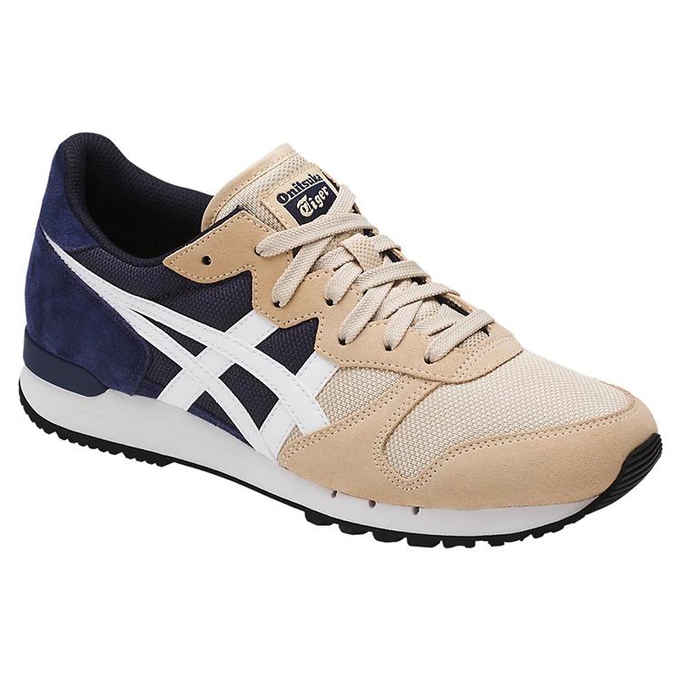 Onitsuka Tiger Alvarado Low top Casual Shoes Unisex Khaki Blue Patchwork D6C4N-5801