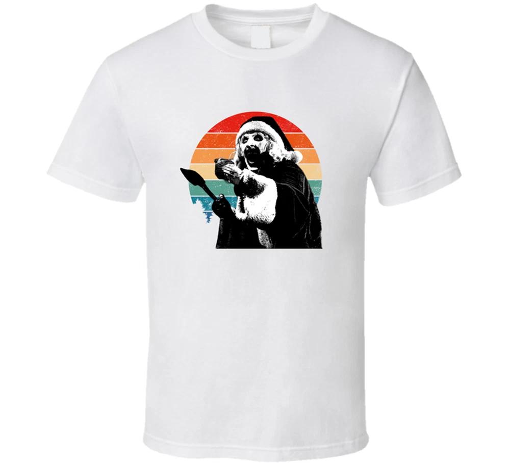 

Halloween Santa Scary Terrifier Horror Holiday Festive Movie FanT Shirt Gift New L