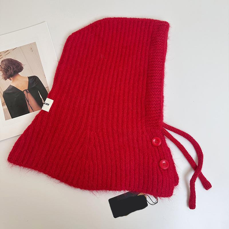 Women'S Winter Hooded Scarf & Ear Protector - Stretchy with Adjustable Drawstring Hood, Lightweight Warm Winter Hat & Neck Wrap