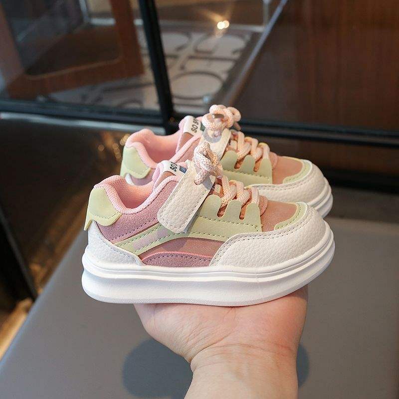 Children's functional shoes, sports shoes, board shoes, medium and small children's kindergarten baby running shoes 2025 autumn new