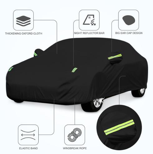 Für Tesla Model Y Outdoor-Schutz Vollständige Autoabdeckung Schneeschutz Sonnenschutz Wasserdicht Staubdicht Außenschutz