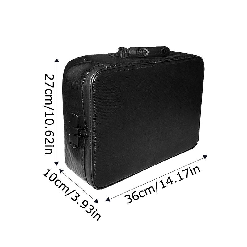 

1 шт. Защита важных документов Огнеупорный Защита ценностей Сейф Сумка для документов Высокая термостойкость 36x27x10см 36.1x27.4x10.4 cm чёрный