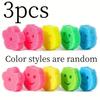 3-piece Kitchen Magic Sponge Brushes, Multi-functional Sponge, Suitable for Frying Pan Cleaning Sponges, Strong Stain-removing