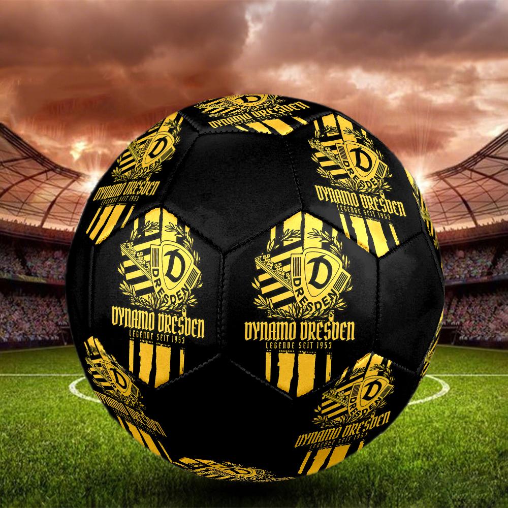 SG Dynamo Dresden Indoor Soccer Ball Colorful Machine Stitched PVC Size 5 Team Training Competition Ready Durable High-Bounce Cool Sports Gift