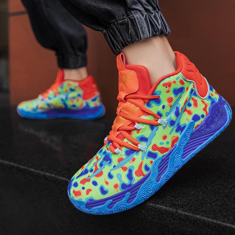 Primavera nuevo deportes transpirable resistente al desgaste amortiguación zapatos deportivos para hombre zapatos de baloncesto para hombre zapatos casuales