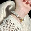 Natural Cat's Eye Bracelet: Chinese Style & Fu Character Design - Versatile Accessory Gift for Women & Best Friends