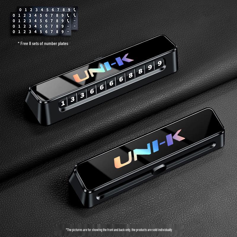 

Changan Uniz Unik Univ Unit Car Temporary Parking Sign Phone Card