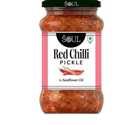 Soul Red Chilli Pickle 400g - Pikantní kořenící nálev ve slunečnicovém oleji
