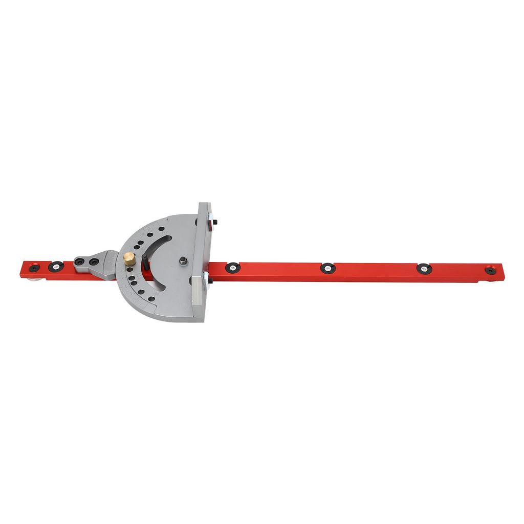 19in Table Saw Miter Gauge Aluminum Alloy Angle Adjustable Miter Gauge with Scale Woodworking Tools