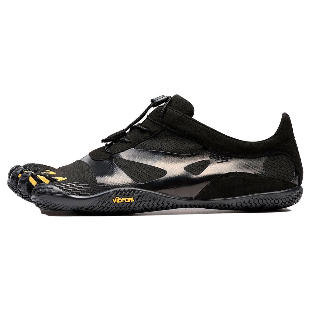 25M0702 KSO EVO Japanese Shoe Size [Vibram FiveFingers] - - BLACK/YELLOW - Men's (BLACK/YELLOW, Measurements, Adult, Numeric, 28.0 Cm)