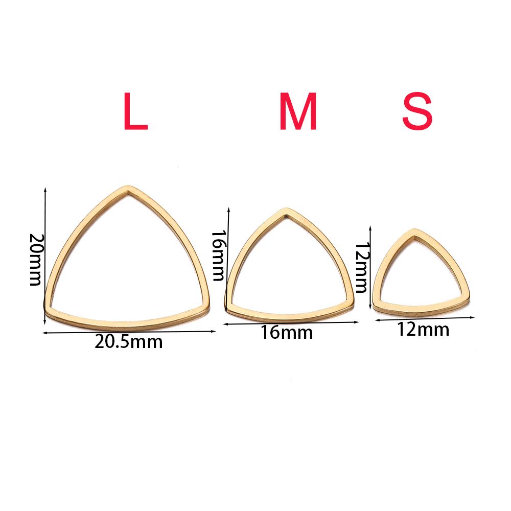 10pcs Stainless Steel Geometric Star Cross Round Frame Earrings Charms Connectors for Necklaces Earrings Jewelry Making Supplies