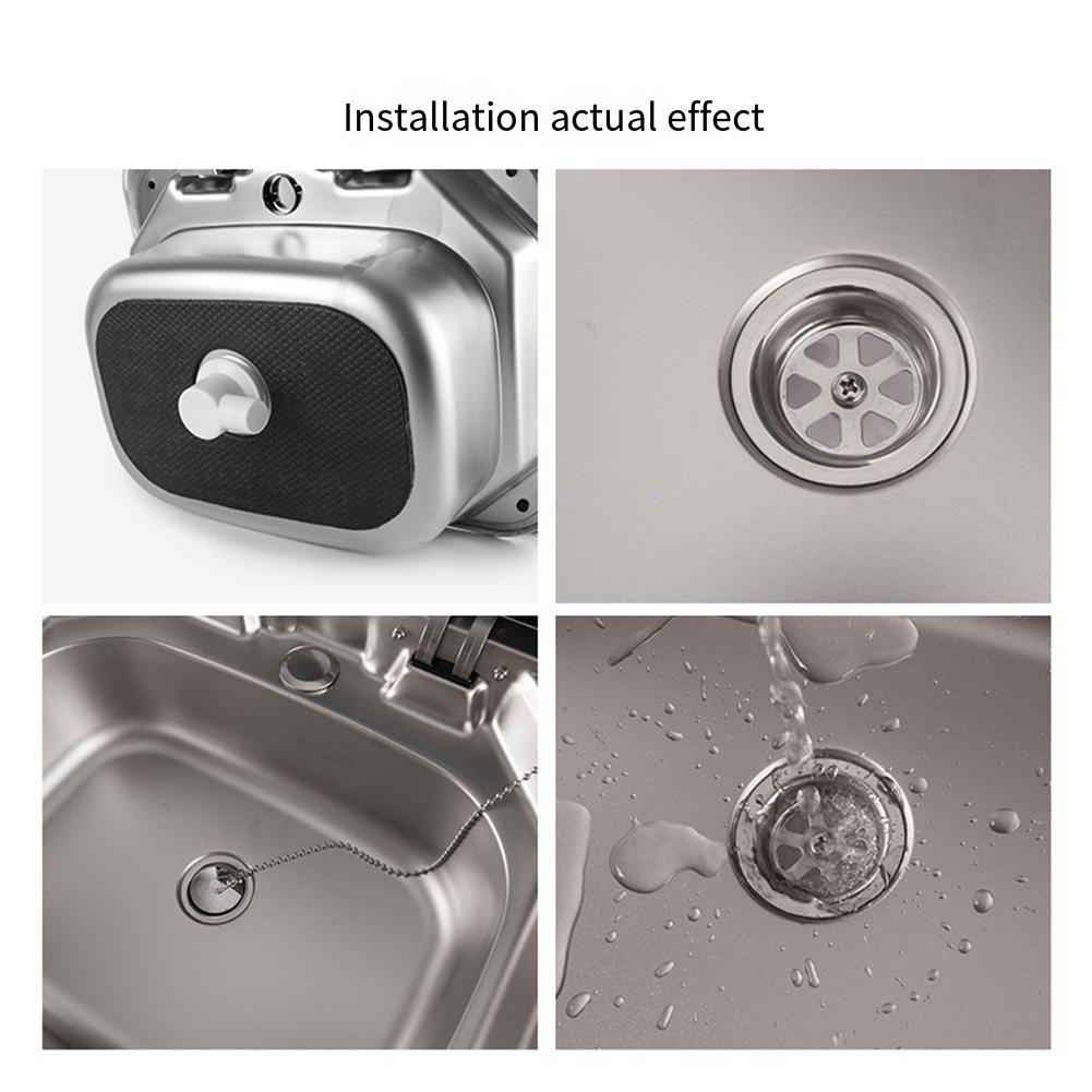 Right Angle Design RV Sink Drain Connector with 2 Meter Hose Leak Proof Seal for RV and Yacht Sink Applications