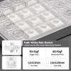EPOMAKER Luma40 Low Profile Gaming Slim Wireless Mechanical CNC Aluminum Transparent PC Kailh Linear Wireless Compatible Keyboard, 40% Keyboard,