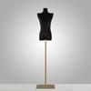 Korean Style Black Off-Shoulder Women's Half Body Mannequin with Right Angle Shoulder and Full Body Display Stand
