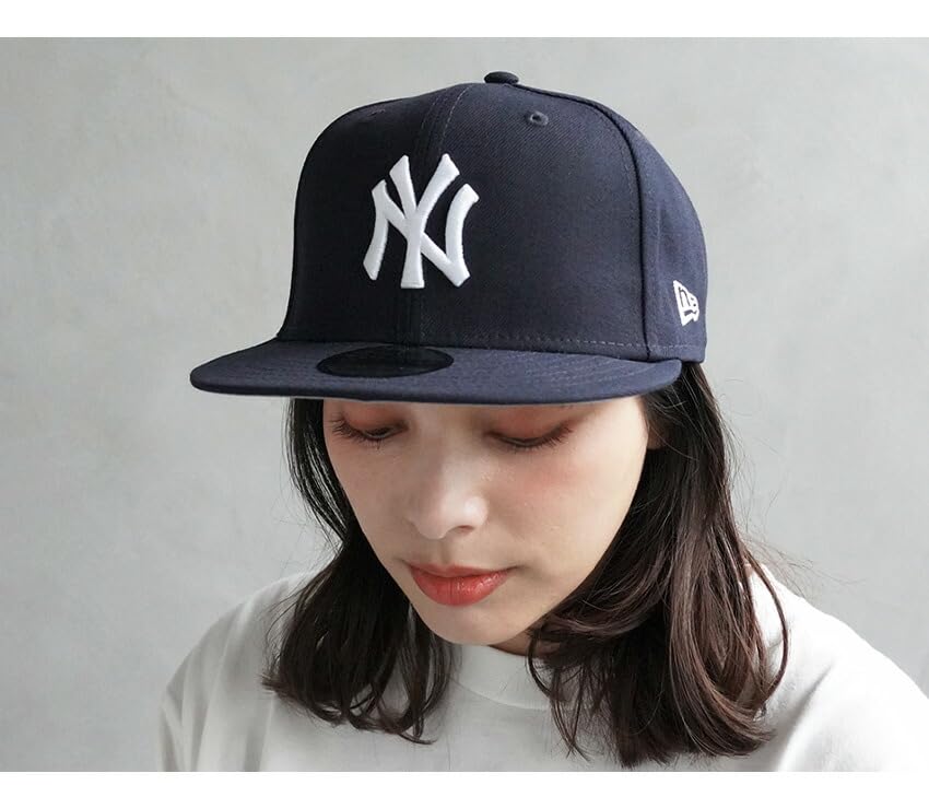 New Era MLB BASIC SNAP 9FIFTY Hat, Men's and Women's, OSFM 19. Red Sox Navy [Parallel Import]