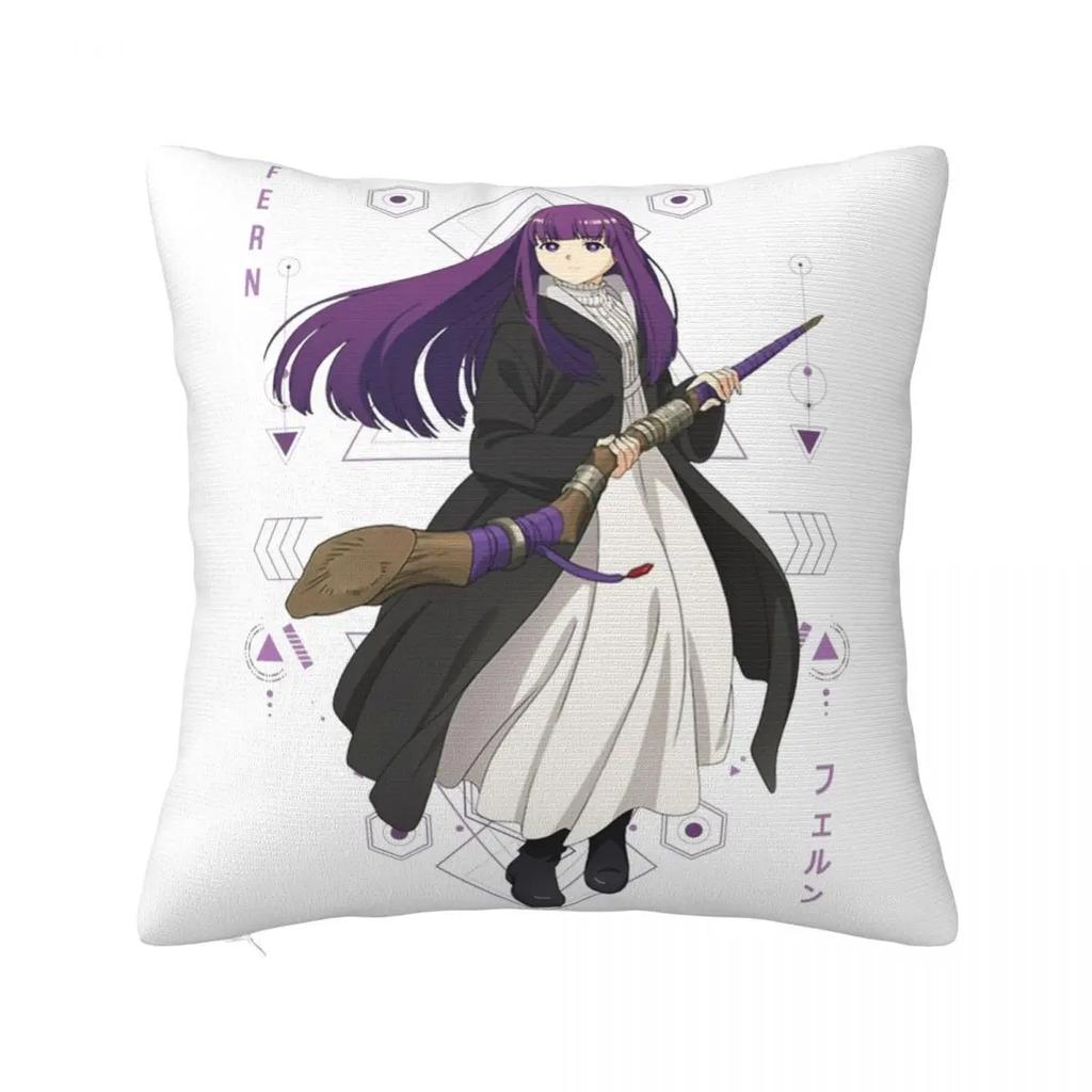 Frieren Collection Beyond Journey's End Pillowcase Polyester Cushion Cover Decorations Pillow Case Cover Home Square