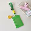 Love Heart Pendant ID Card Holders ID Card Protective Korean Photocard Holder Badge Holders  Office