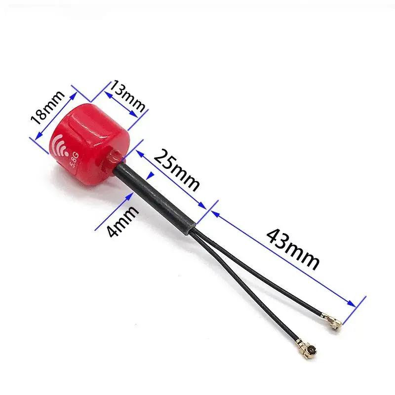 5.8G Lollipop LHCP Antenna High Gain 3Dbi IPEX1 Connector Interface Adapter For O3 Air Unit FPV System Racing Drone