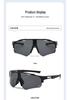 Unisex Outdoor Sports Cycling Sunglasses - Windproof, Iridescent, UV Protection, Fashionable European/American Style