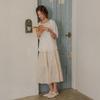 Peulaudeumali Pm_Ditsy Floral Tiered Skirt_Ivory
