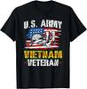 Vietnam Veteran US Army US Flag Tee Gift Unisex T-Shirt
