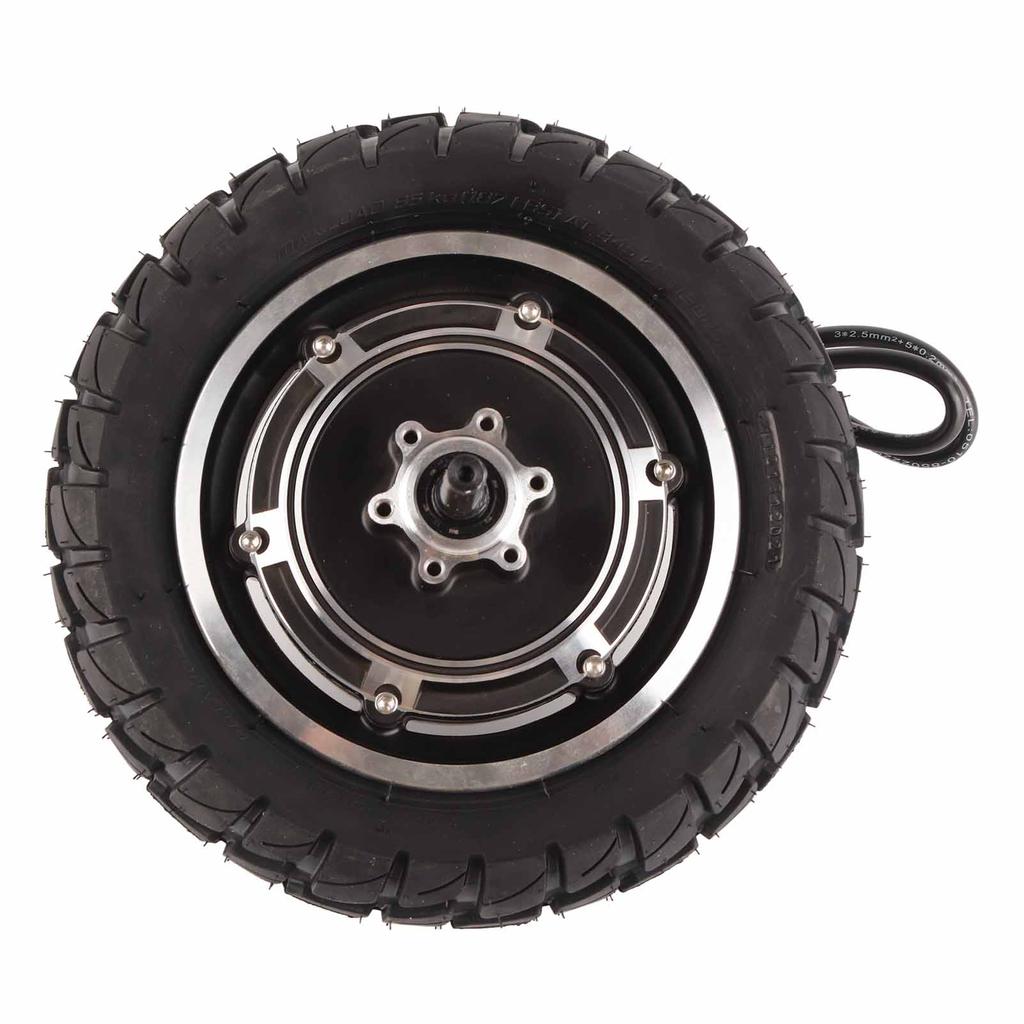 10inch Wheel Hub Motor 36V‑60V 350W‑1500W Drive Motor Assembly Conversion Kit for Electric Motorcycle Off Road Bicycle