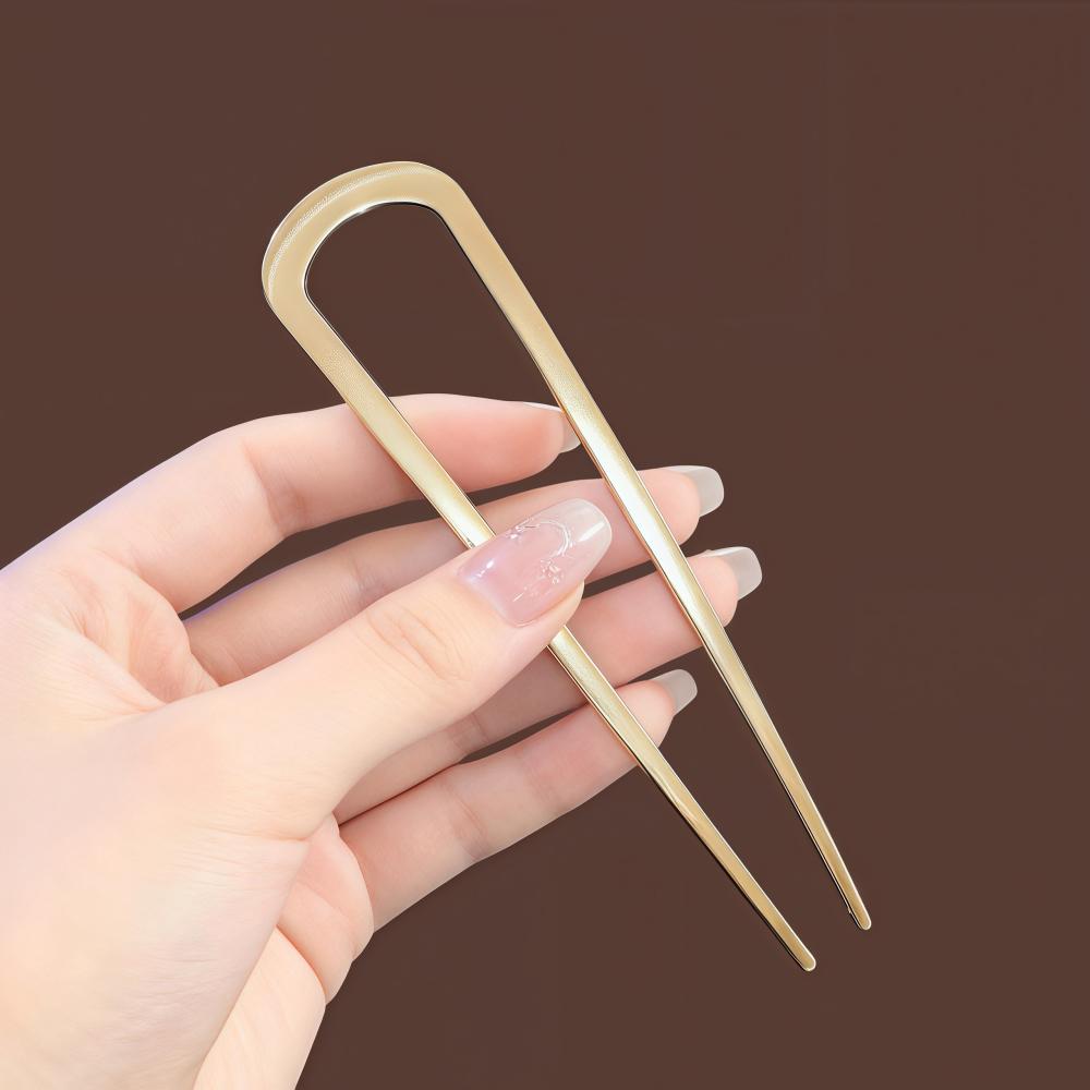 New Simple U Shaped Hairpin Metal Hair Sticks U French Hair Clips Pins Fashionable Hair Jewelry Accessories for Women Wholesale