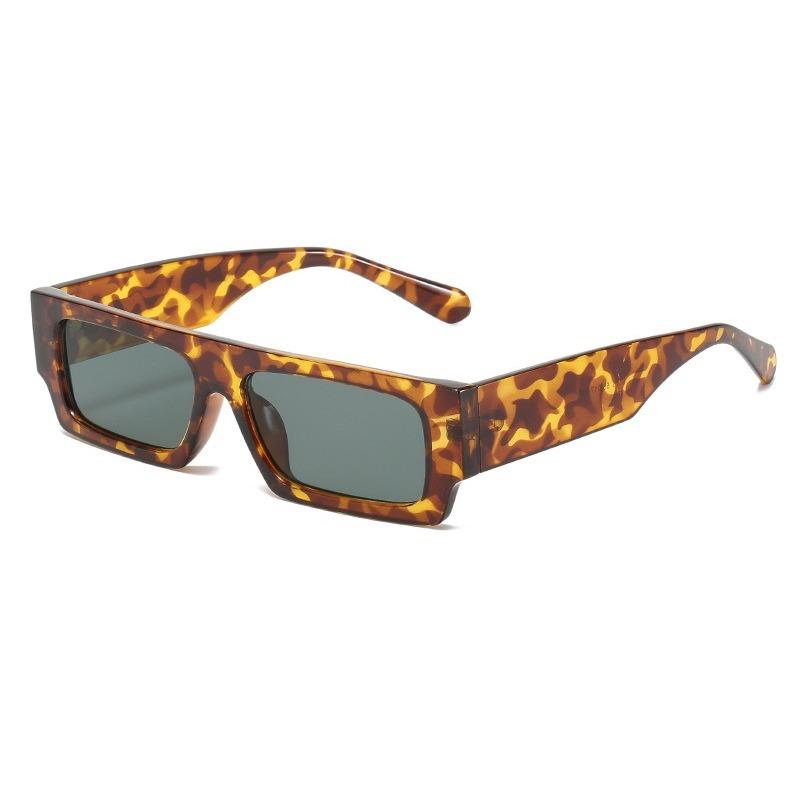 Nowe Męskie Markowe Okulary Przeciwsłoneczne Retro Kwadratowe Vintage Małe Prostokątne Damskie Okulary Przeciwsłoneczne Luksusowe Okulary Czarne Białe Okulary