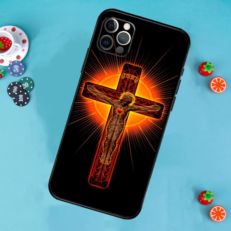 New Faith Christian Religious Jesus Phone Case For iPhone 16 15 14 Pro Max 11 12 Pro 13 Pro Max XS Max XR X Plus Back Cover