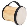 Hand Drum Kit Wood Sheepskin Top Professional Percussion Instrument Drum with Stick Black