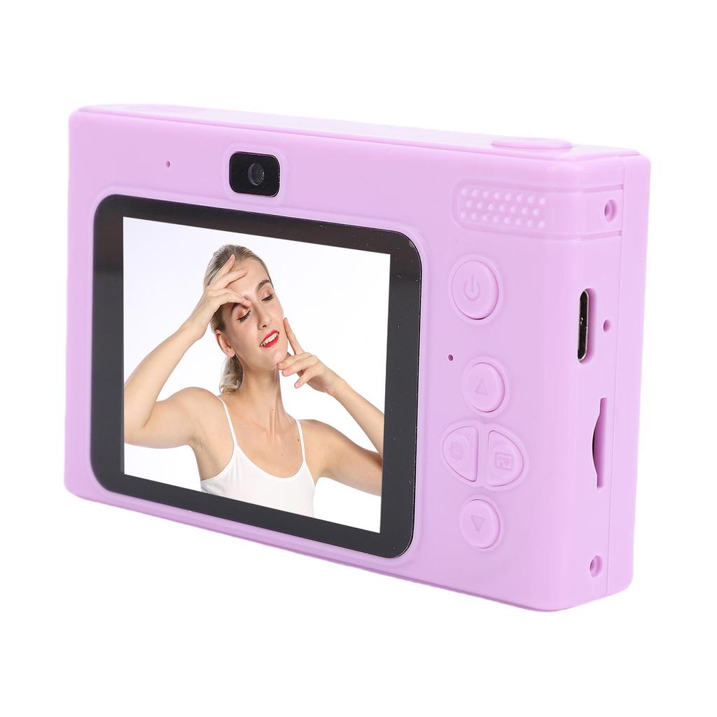 Digital Camera 2.4in Screen Dual Lens 48MP HD Photo 1080P Video Multi Filters Games MP3 Rechargeable Kids Camera