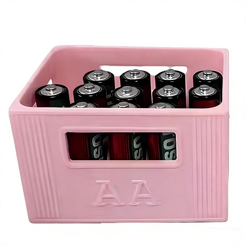 1Pcs Large Capacity 30/20 Compartments Durable Plastic Organizer 3D Printed Aaa/Aa Battery Storage Box For Home Decoration