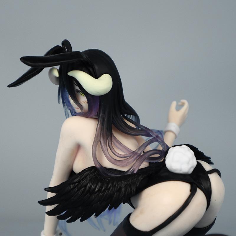 Anime OVERLORD Figure Albedo Action Figures Bunny Girl Desktop Cute Decorations Hentai Adult Toys Hobbies Sexy Figures Boy Gifts