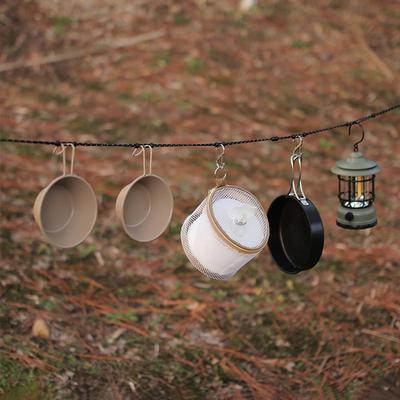 3M Outdoor Camping Stretch Wäscheleine mit 12 Clips Winddicht Reise Dehnbare Wäscheleine Sockenleine Hängende Wäschetrocknungsseil