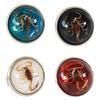 Fashionable Scorpion Charm Opening Rings Adjustable Open Rings for Everyday Wear