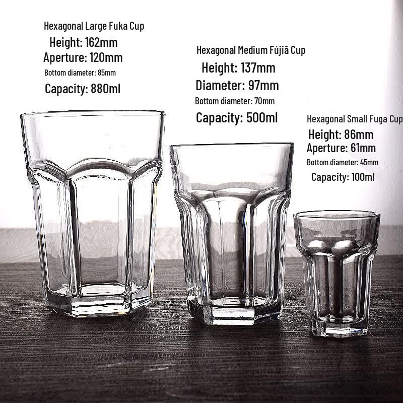 OLOEY Hexagonal Hoegaarden Style Craft Beer Glass