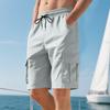 Summer Loose Multi-pocket Tooling Shorts Men's Squat Sports and Leisure Five-point Pants Men's