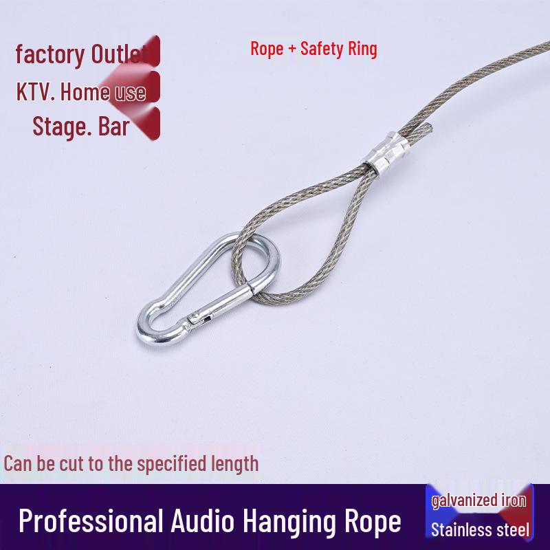 Steel Wire Rope for Speaker Hanging and Audio Safety