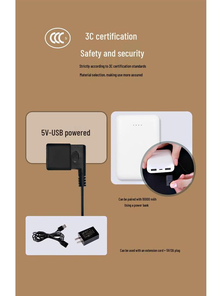 Smart Heated USB-Charging Cotton Jacket: Self-Heating, Constant Temperature, Cold Protection, Black Tech, Warm Winter Wear